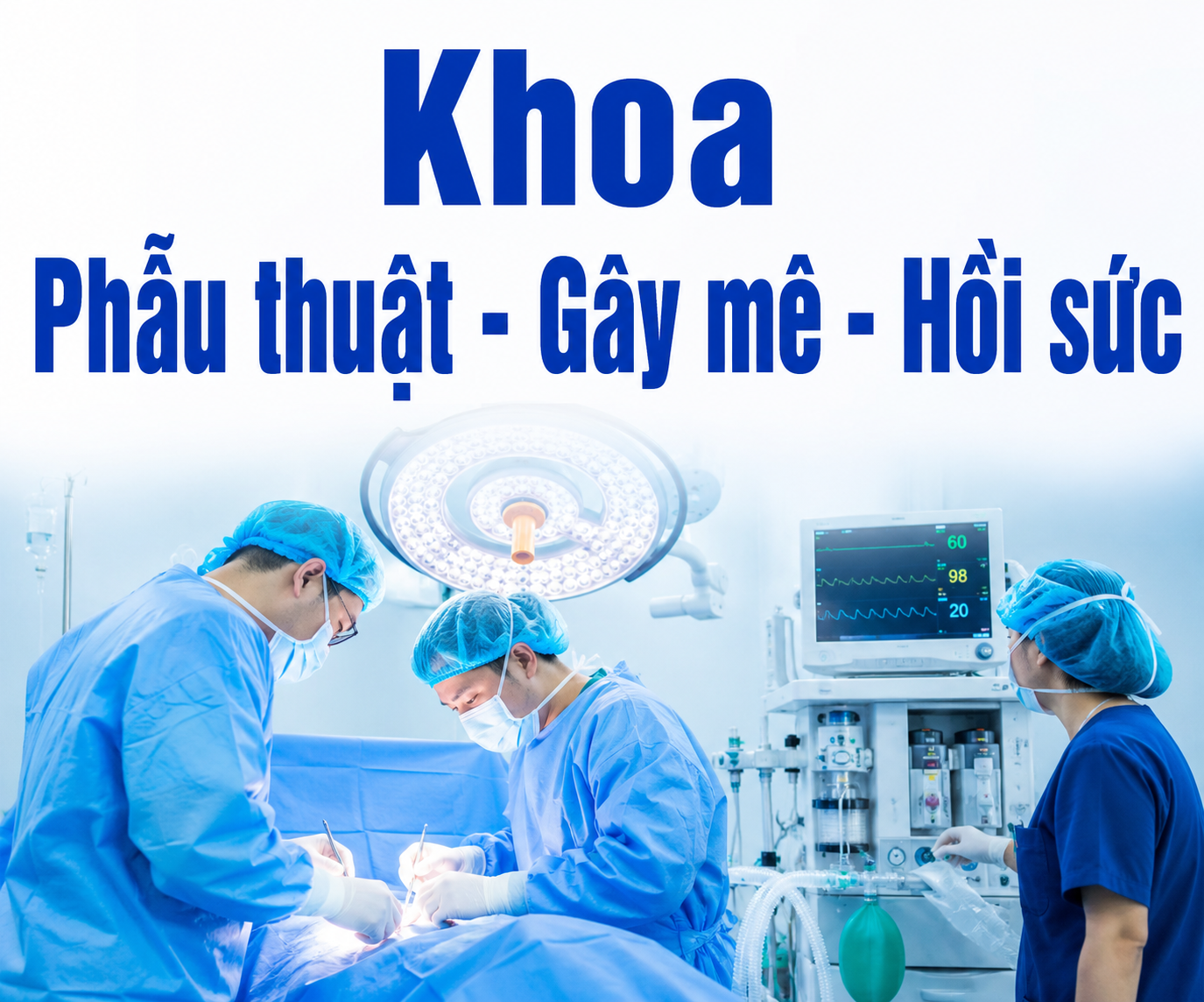 Khoa Phẫu thuật – Gây mê – Hồi sức