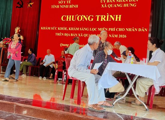 BỆNH VIỆN MẮT NAM ĐỊNH ĐỒNG HÀNH TRONG CHIẾN DỊCH KHÁM SỨC KHỎE MIỄN PHÍ TOÀN DÂN NĂM 2026 (p3)