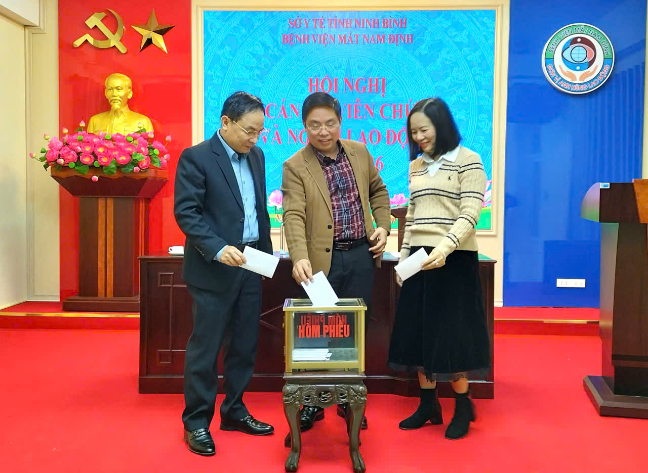 BỆNH VIỆN MẮT NAM ĐỊNH TỔ CHỨC HỘI NGHỊ VIÊN CHỨC VÀ NGƯỜI LAO ĐỘNG NĂM 2026