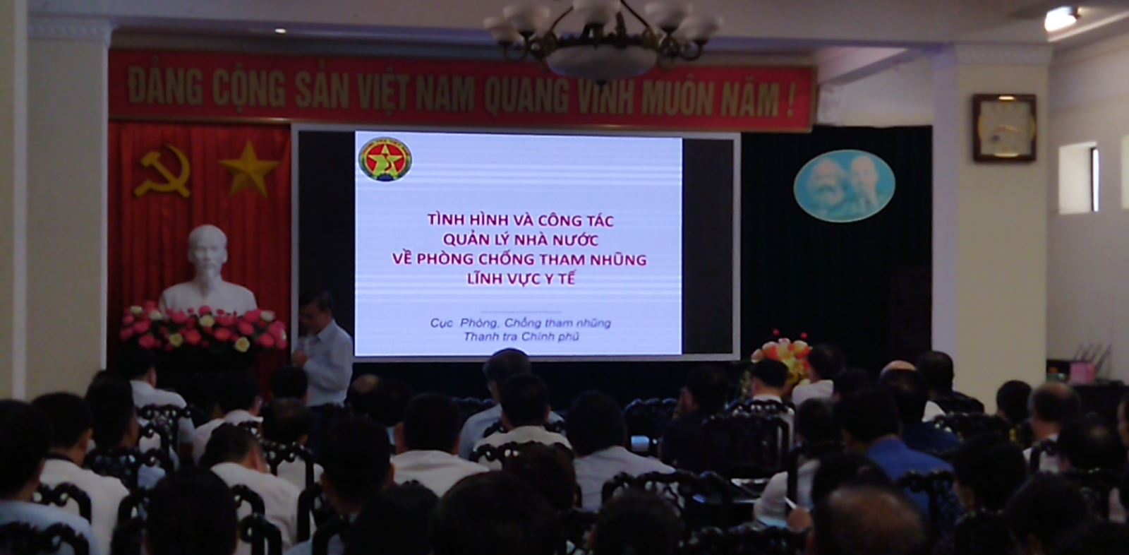 Đại diện Lãnh đạo, Cán bộ Bệnh viện Mắt tỉnh Nam Định tham dự lớp tập huấn “Kỹ năng phòng ngừa và xử lý vi phạm pháp luật về y tế năm 2022