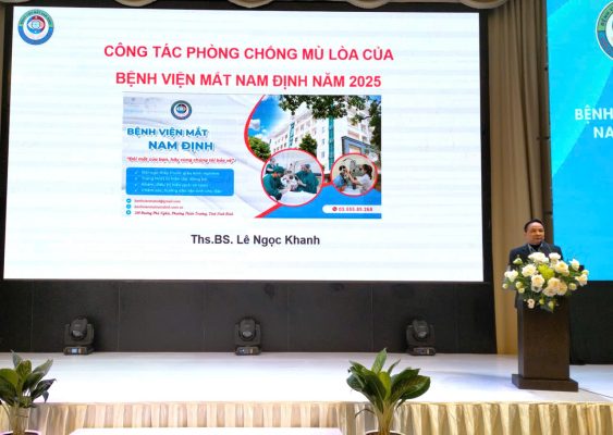BỆNH VIỆN MẮT NAM ĐỊNH TỔ CHỨC HỘI NGHỊ TỔNG KẾT CÔNG TÁC PHÒNG CHỐNG MÙ LÒA NĂM 2025