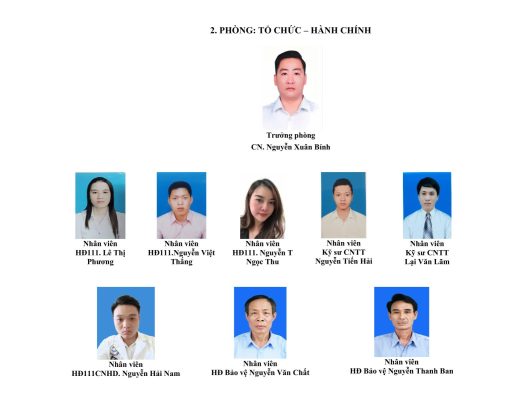 Sơ đồ cơ cấu tổ chức