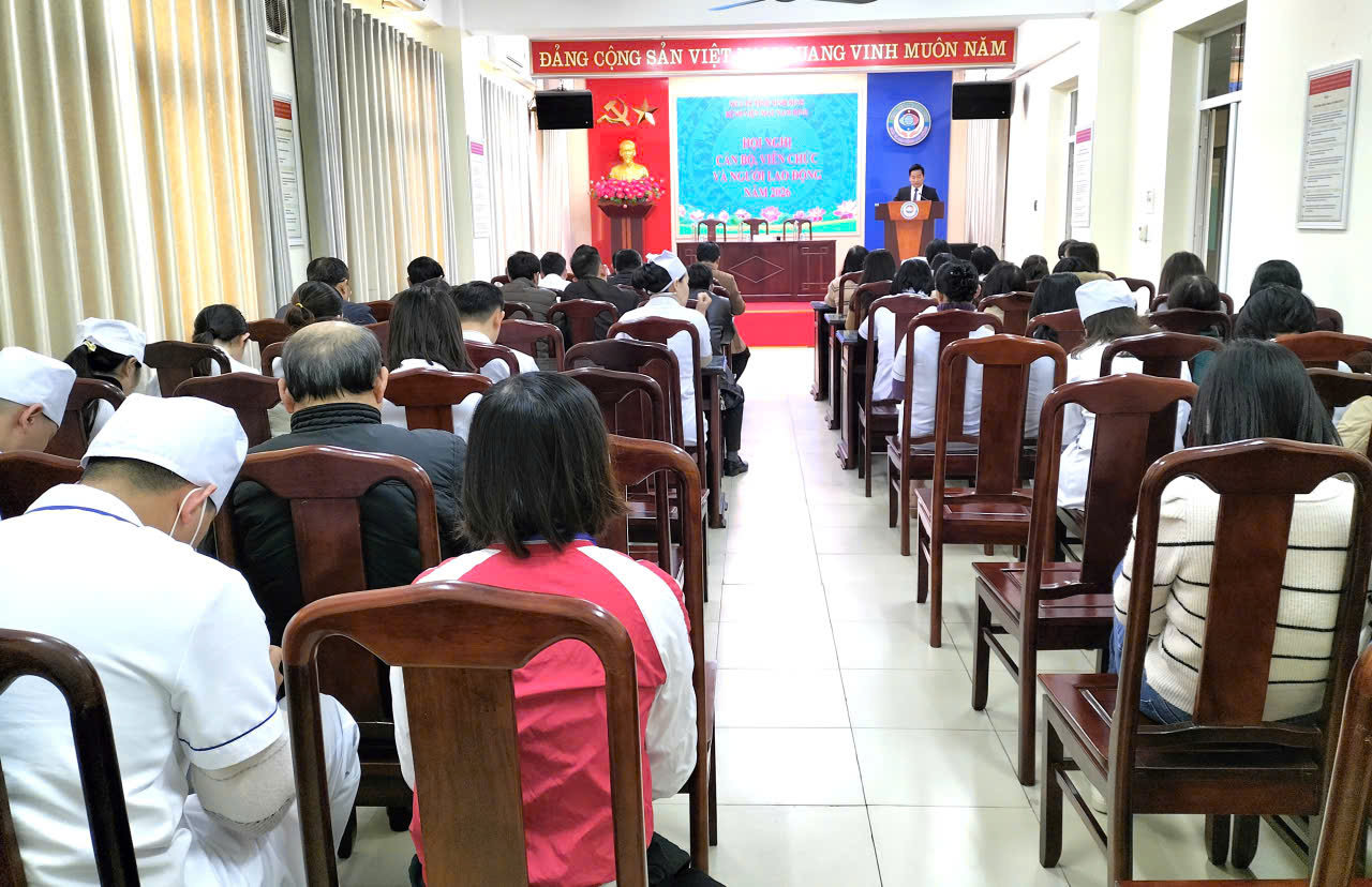 BỆNH VIỆN MẮT NAM ĐỊNH TỔ CHỨC HỘI NGHỊ VIÊN CHỨC VÀ NGƯỜI LAO ĐỘNG NĂM 2026