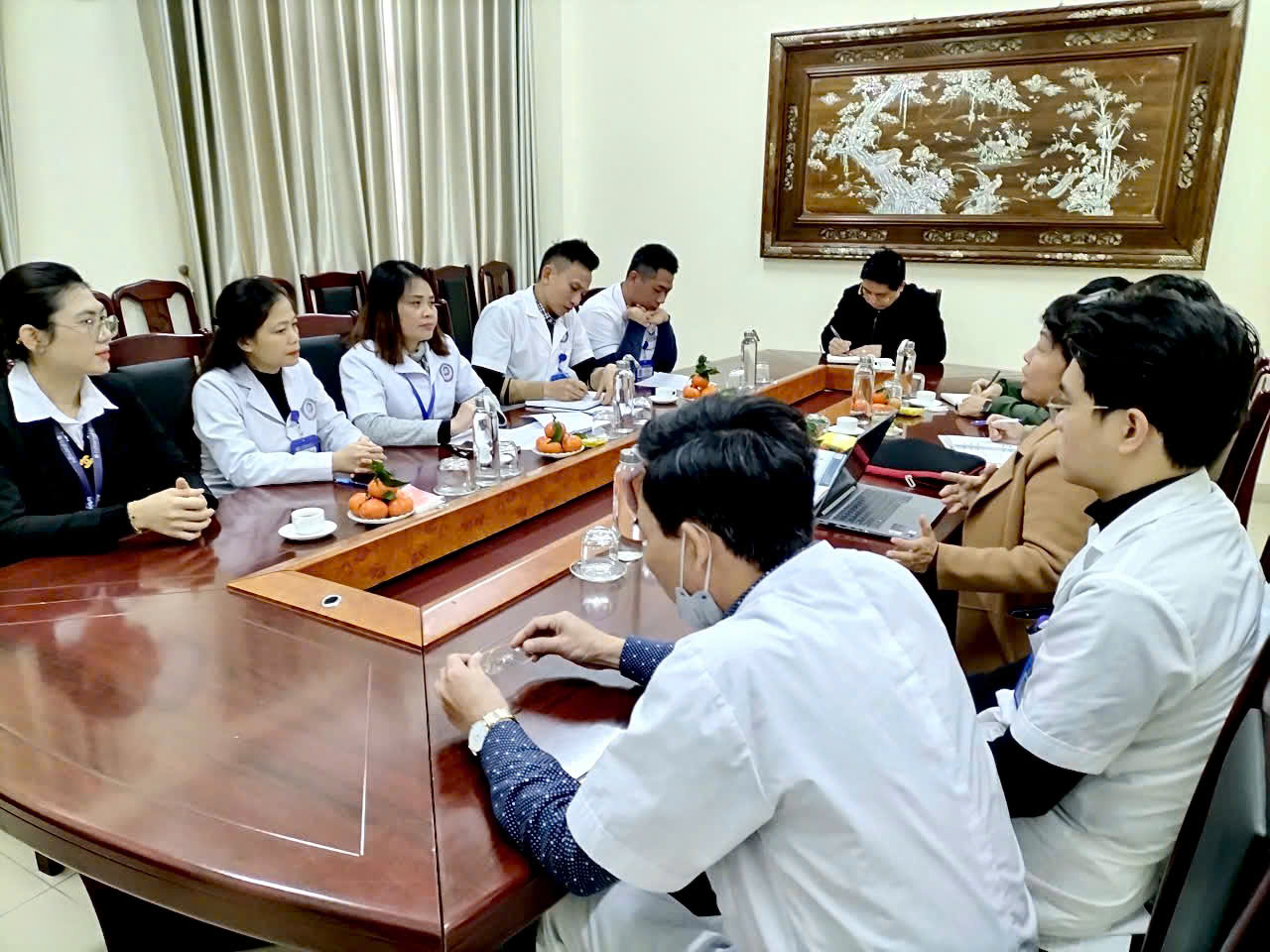 BỆNH VIỆN MẮT NAM ĐỊNH ĐÓN TIẾP VÀ LÀM VIỆC CÙNG TỔ CHỨC ORBIS QUỐC TẾ