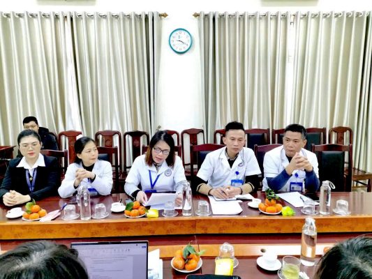 BỆNH VIỆN MẮT NAM ĐỊNH ĐÓN TIẾP VÀ LÀM VIỆC CÙNG TỔ CHỨC ORBIS QUỐC TẾ