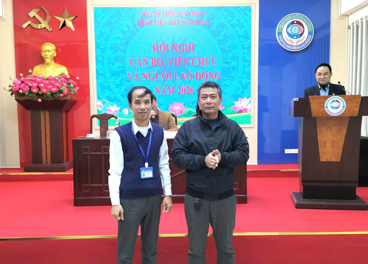 BỆNH VIỆN MẮT NAM ĐỊNH TỔ CHỨC HỘI NGHỊ VIÊN CHỨC VÀ NGƯỜI LAO ĐỘNG NĂM 2026