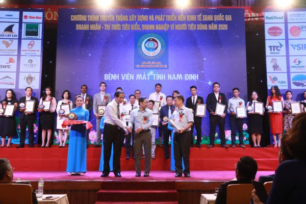 Bệnh viện Mắt tỉnh Nam Định đạt danh hiệu BỆNH VIỆN XANH – GREEN HOSPITAL NĂM 2020