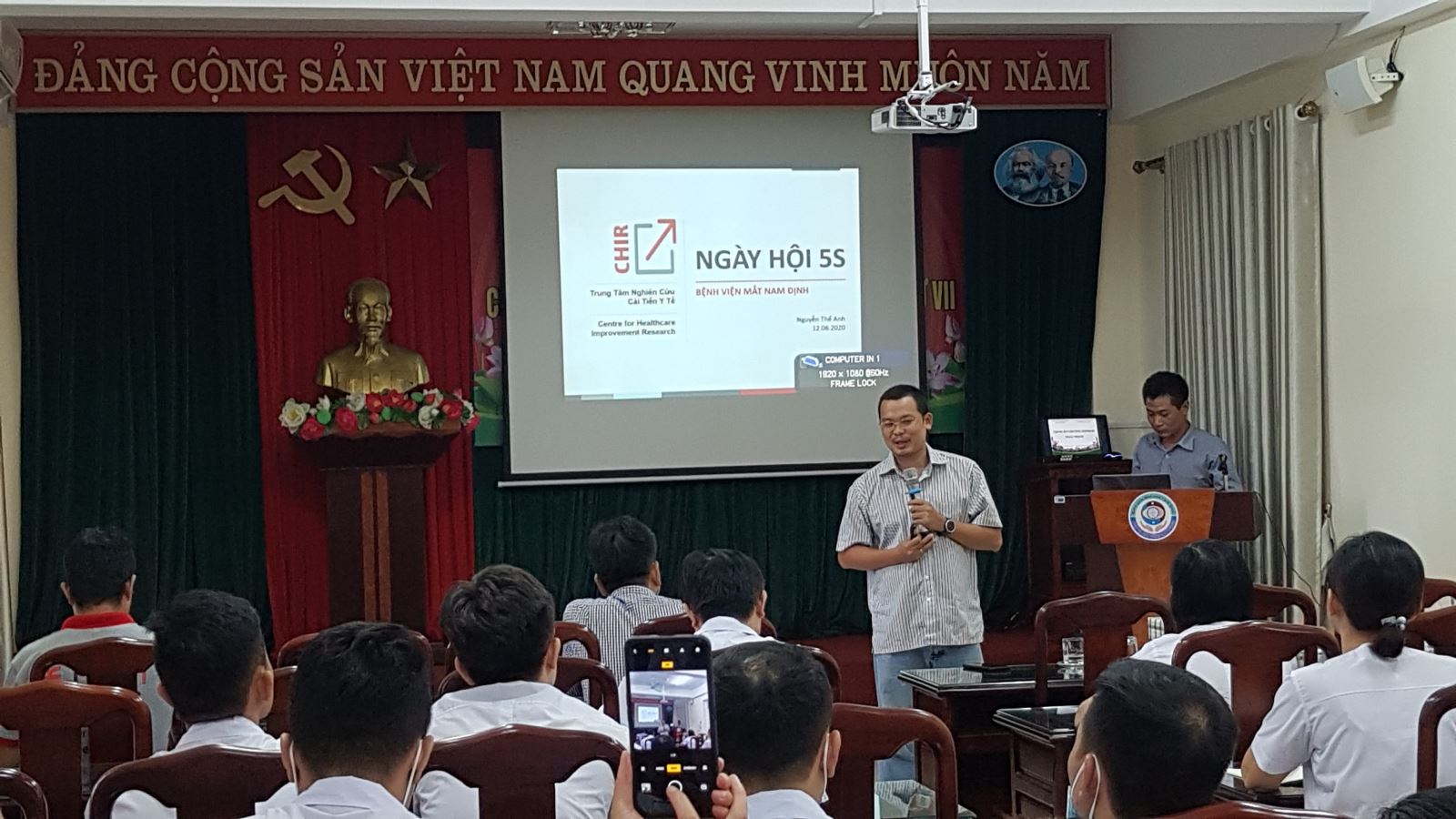 Bệnh viện Mắt tỉnh Nam Định tổ chức tập huấn chương trình 5S – Ngày hội 5S tại đơn vị