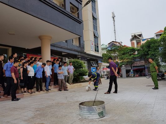 Thực tập phương án chữa cháy phối hợp
