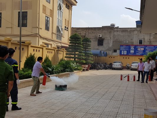 Thực tập phương án chữa cháy phối hợp