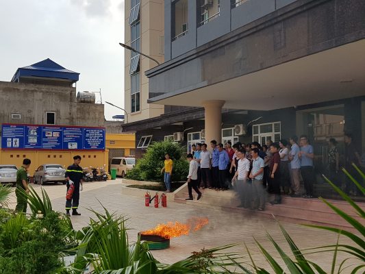 Thực tập phương án chữa cháy phối hợp